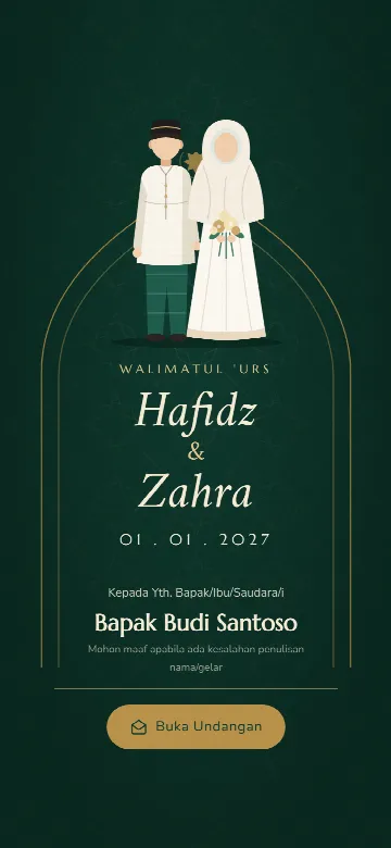 Pratinjau template Nur Kasih